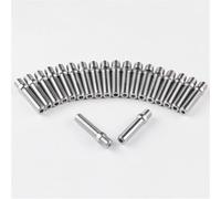 JJRFVBGT Écrous de Voiture Roue Compatible avec BMW Roues Allongées De 57 Mm Boulons De Roue À Goujon M14 X 1,5 M12 X 1,5 Boulons De Roue À Vis Écrous De Roue 20 Pièces