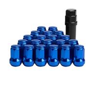 JJRFVBGT Écrous de Voiture Roue Compatible avec Nissan Écrous De Roue De Voiture en Acier Vis M12x1,5 M12x1,25 32 Mm Écrou De Roue Écrous De Roue 20 Pièces(Blue,M12x1.25)