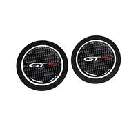 JJRY 2 Pcs Voiture Dessous Verres pour Peugeot GT GTI GTLINE 206 208 307 308 Voiture Dessous de Verre Anti-dérapant Support Gobelet intérieurs Accessoires,Black GT-