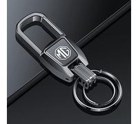 JJRY Auto Porte Clef pour MG6/MG3 GS HS MG ZS Catena chiave dell'auto Porte-clés Porte-clés en avec Logo Voiture Accessoires,Gun Style
