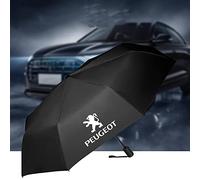 JJRY Voiture Parapluie Pliant pour Peugeot 206 308 307 406 407 408 Imperméable Compact Parapluie Automatique Ouverture Pliable Accessoires