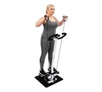 JJsdwin Stepper de fitness avec guidon, machine à stepper pour perdre du poids et l'entraînement quotidien, capacité de charge 150 kg