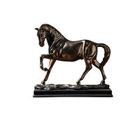 JJSPP Statue de cheval de guerre nordique en résine - Décoration de bureau - Accessoires de décoration d'intérieur - Statue d'animal moderne
