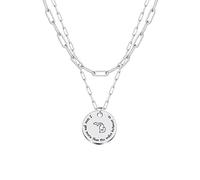 JJTZX Collier ras du cou avec pendentif en forme de carte d'État américain « I Love You More Than The Miles Between Us », Acier inoxydable, Pas de gemme