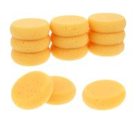 JJUNW Lot de 12 éponges rondes de poterie pour argile de 7,6 cm pour peinture acrylique