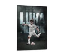 JJUPUV Impression sur toile Luka Modric - Décoration d'intérieur - 60 x 90 cm