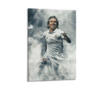 JJUPUV Impression sur toile Luka Modric - Motif étoile de football - Décoration murale moderne - 30 x 45 cm