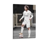 JJUPUV Luka Modric - Impression sur toile - Décoration d'intérieur ou de chambre à coucher - 60 x 90 cm
