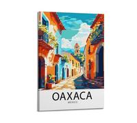 JJUPUV Oaxaca Mexico Poster vintage sur toile Décoration murale Décoration moderne 20 x 30 cm