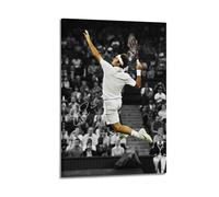 JJUPUV Roger Federer Affiche sur toile représentant une étoile sportive pour décoration d'intérieur 30 x 45 cm