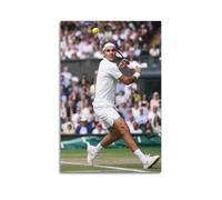 JJUPUV Roger Federer Poster sur toile Décoration murale 30 x 45 cm