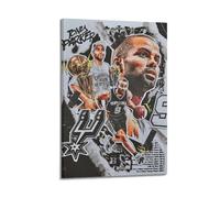 JJUPUV Tony Parker Poster Impression sur toile Décoration murale 40 x 60 cm