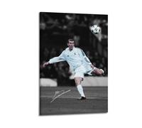 JJUPUV Zinedine Impression sur toile Motif étoile du football Zidane 60 x 90 cm
