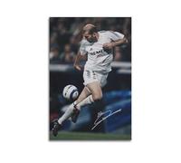 JJUPUV Zinedine Zidane Poster d'action classique Impression sur toile Œuvres d'art 30 x 45 cm