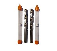 jjw-germany HSS-G Lot de 2 forets à bois de précision (D= 10,5 mm) avec pointe de centrage, tige 10 mm