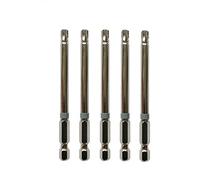 jjw-germany Lot de 5 professionnel Embouts Torx T 30 x 75 mm long en acier spécial résistant aux chocs, nickelé