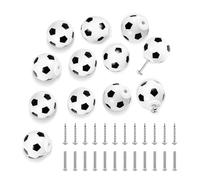JJWNMLL12pcs Sports Theme Decor Poignées Football Commode Décoratives Bouton de Tiroir Meubles Décoration Poignées pour Commutateur Armoire de Garde-robe pour Enfants et Enthousiastes de Sport