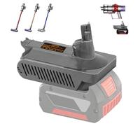 JJXNDO Batterie de rechange Dyso V10, adaptateur V10 pour Bosch Professional 18 V, système GBA, convertisseur Li-ion pour aspirateur Dysn V10, travail pour aspirateur Dyso V10 Cyclone Animal Absolute