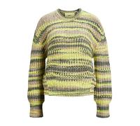 JJXX A/S Jxsimone Crew Neck Knit Noos Pull en Tricot, Limeade/Stripes:/3 Multi Space Dye, M Femme