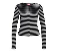 JJXX Cardigan 'JXPaula' gris chiné / noir, Taille XL