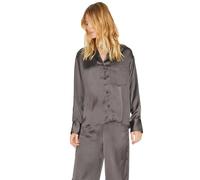Jack & Jones Eva Comfort Satin Jjxx Long Sleeve Shirt Gris M Femme
