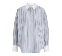 JJXX Chemisier 'JAMIE' bleu / blanc, Taille XS