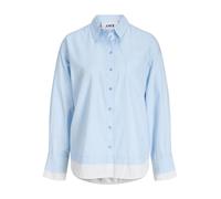 JJXX Chemisier 'JXCaro' bleu clair / blanc, Taille M