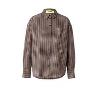 JJXX Chemisier 'JXJAMIE' bleu foncé / cappuccino / grenadine, Taille XS