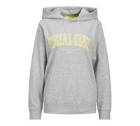 JJXX Jack&Jones JXAMELIA RLX LS Sweat à Capuche SWT, Gris Clair chiné, L