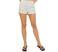 JJXX Jack & Jones JXHAZEL Mini Shorts HW AKM Denim, Shorts aux Femmes, Ecru/Detail:AKM12, L