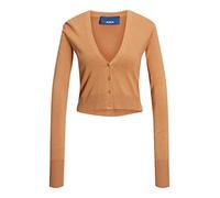 JJXX Jack & Jones JXISABEL LS Soft Cropped Cardigan Knit, Tempête de Sable, L Femme