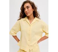 JJXX JJXX Yellow Waffle Co-Ord Set in Sunlight Yellow Yellow EU 38 (UK 10)