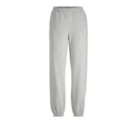JJXX Jxabbie RLX Hw Every Pants SWT Noos Pantalon de survêtement, Gris Clair chiné/imprimé : Logo Blanc Vif, S Femmes