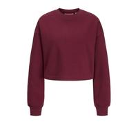 JJXX Jxally Cropped RLX Ls Crew SWT, Bordeaux, M Femme