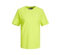 JJXX Jxanna SS Reg Every Small Logo Tee Noos T-Shirt pour Femme, Lime Punch/imprimé : Citron Vert crème Logo Jjxx, S