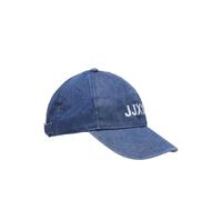 JJXX Jxbasic Big Baseball Cap Noos Casquette, Denim Bleu foncé-Détails : Grand Logo sur Le Devant, Taille Unique Femme