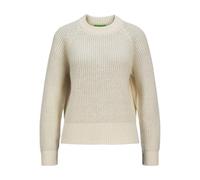 JJXX Jxcarolina Crew Neck Knit Pull en Tricot, Beige, M Femme