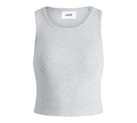 JJXX Jxfallon SL Rib Tank Top Noos T-Shirt, Gris Clair chiné, XL Femme