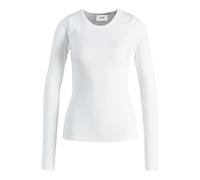 JJXX Jxfreya Ls Rib Tee Noos T-Shirt, Blanc éclatant, L Femme