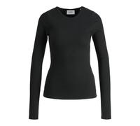 JJXX Jxfreya Ls Rib Tee Noos T-Shirt, Noir, S Femme
