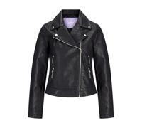 JJXX Jxgail Faux Leather Biker Jacket Noos Blouson en Simili-Cuir, Noir, S Femme