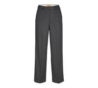 JJXX Jxmary Brushed Hw Pant TLR Sn Pantalons, Gris foncé chiné/Rayures : Gris Clair, XS Femme
