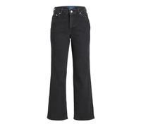 JJXX Jxnice SL-Straight Ank MW C8071 DNM Noos Jeans, Noir, 28W / 32L Femme
