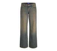 JJXX Jxpalermo Loose LW Jeans R230 DNM Ln Ample, Denim Bleu médium, 28W / 30L Femmes
