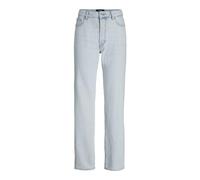 JJXX Jxseoul Jean Droit MW R3083 DNM Sn pour Femme, Bleu Jeans Clair, 28W / 30L