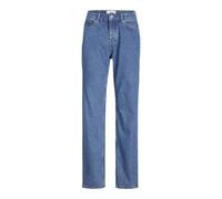 JJXX Jxseoul Straight MW Nr3002 Noos Jeans, Denim Bleu médium, 28W x 32L Femme