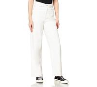 JJXX Jxtokyo Wide Hw Nr6012 Noos Jeans, Blanc/Denim, 25W x 32L Femme