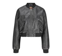 JJXX Jxtora OTW Sn Veste Bomber en polyuréthane Blouson en Simili-Cuir, Noir-Détail : frotter, M Femmes