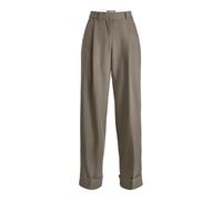 JJXX Pant Jxmary Pleat Fu MW Pantalon TLR Noos, Taupe, 28W / 30L Femmes