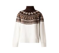 JJXX Pull-over 'JXKRISTIN' caramel / brun foncé / coquille d'oeuf, Taille M